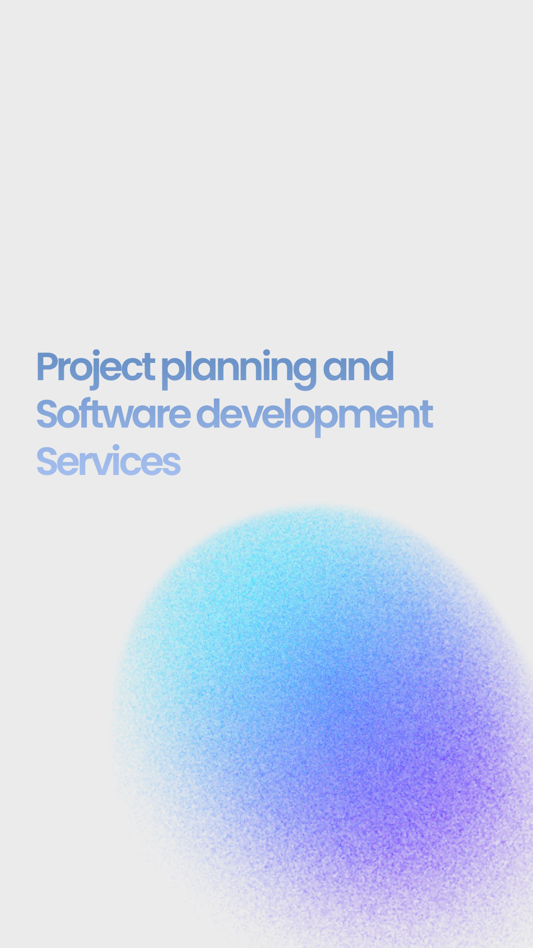 Project Planning and Software Development Service